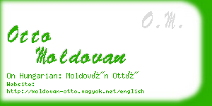 otto moldovan business card